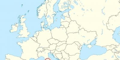 Карта Ватикан Европе