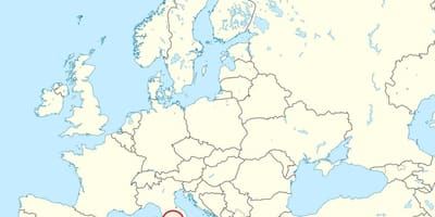 Карта Ватикан Европе